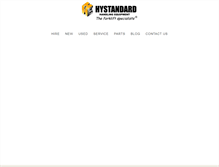 Tablet Screenshot of hystandard.com.au